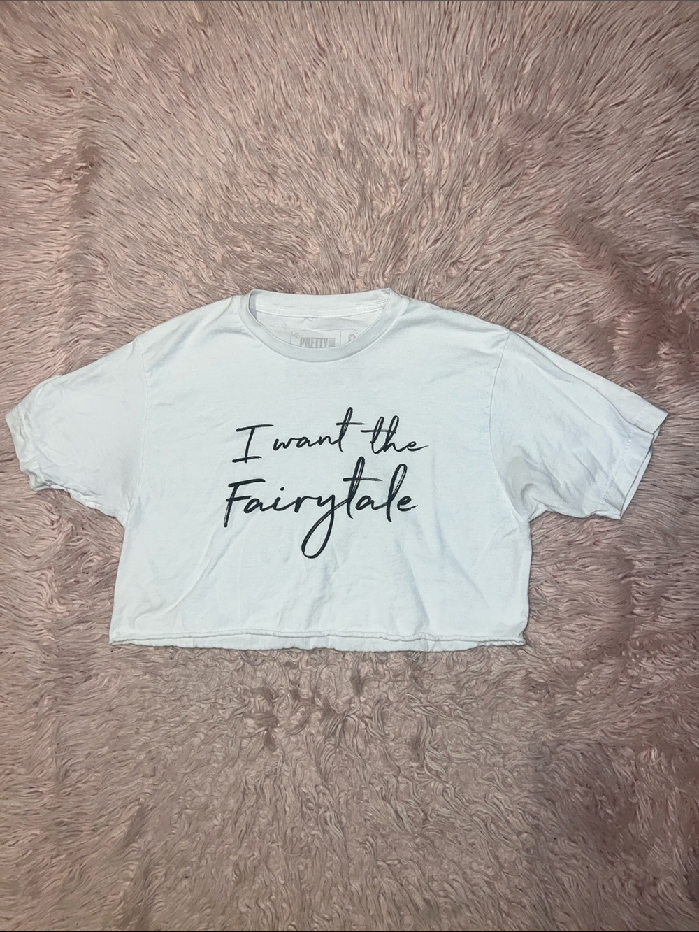 Pretty Woman Musical “I Want the Fairytale” Cropped Tee Size Small